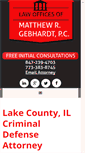 Mobile Screenshot of illinois-defenseattorney.com